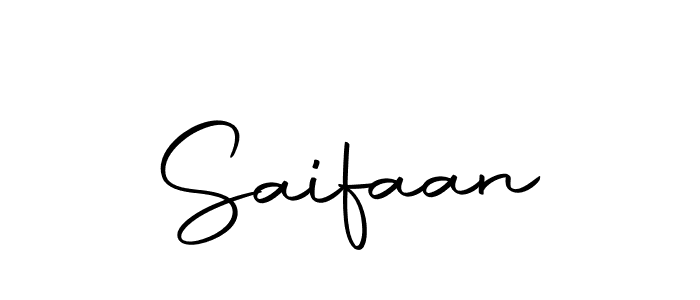 Use a signature maker to create a handwritten signature online. With this signature software, you can design (Autography-DOLnW) your own signature for name Saifaan. Saifaan signature style 10 images and pictures png