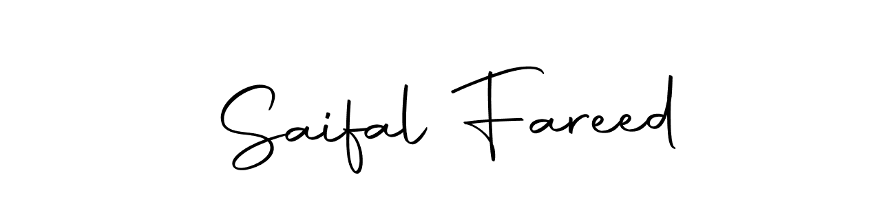 Saifal Fareed stylish signature style. Best Handwritten Sign (Autography-DOLnW) for my name. Handwritten Signature Collection Ideas for my name Saifal Fareed. Saifal Fareed signature style 10 images and pictures png