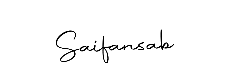 Create a beautiful signature design for name Saifansab. With this signature (Autography-DOLnW) fonts, you can make a handwritten signature for free. Saifansab signature style 10 images and pictures png