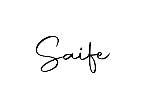 You should practise on your own different ways (Autography-DOLnW) to write your name (Saife) in signature. don't let someone else do it for you. Saife signature style 10 images and pictures png