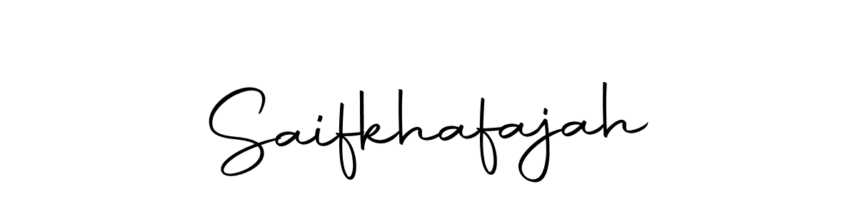 The best way (Autography-DOLnW) to make a short signature is to pick only two or three words in your name. The name Saifkhafajah include a total of six letters. For converting this name. Saifkhafajah signature style 10 images and pictures png