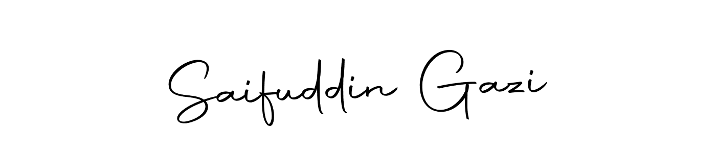 Make a beautiful signature design for name Saifuddin Gazi. With this signature (Autography-DOLnW) style, you can create a handwritten signature for free. Saifuddin Gazi signature style 10 images and pictures png