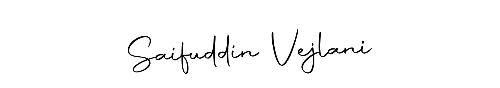 Design your own signature with our free online signature maker. With this signature software, you can create a handwritten (Autography-DOLnW) signature for name Saifuddin Vejlani. Saifuddin Vejlani signature style 10 images and pictures png