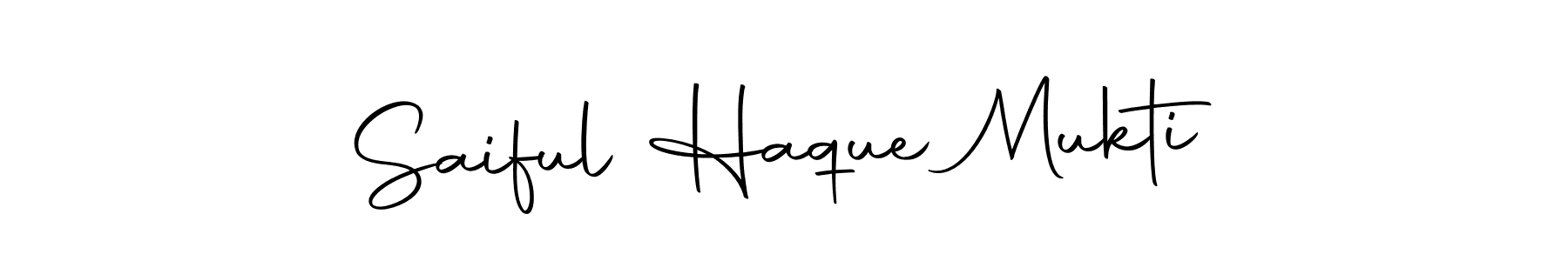 Create a beautiful signature design for name Saiful Haque Mukti. With this signature (Autography-DOLnW) fonts, you can make a handwritten signature for free. Saiful Haque Mukti signature style 10 images and pictures png