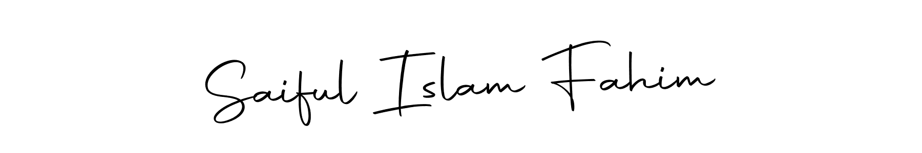 You can use this online signature creator to create a handwritten signature for the name Saiful Islam Fahim. This is the best online autograph maker. Saiful Islam Fahim signature style 10 images and pictures png