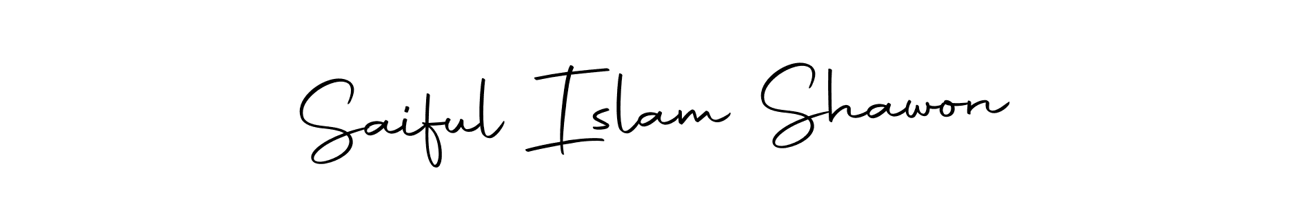 You should practise on your own different ways (Autography-DOLnW) to write your name (Saiful Islam Shawon) in signature. don't let someone else do it for you. Saiful Islam Shawon signature style 10 images and pictures png