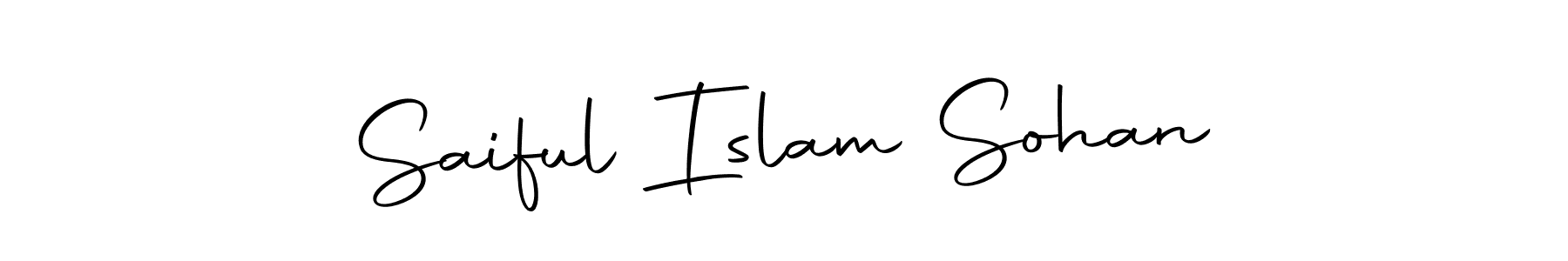 Similarly Autography-DOLnW is the best handwritten signature design. Signature creator online .You can use it as an online autograph creator for name Saiful Islam Sohan. Saiful Islam Sohan signature style 10 images and pictures png