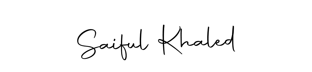 Saiful Khaled stylish signature style. Best Handwritten Sign (Autography-DOLnW) for my name. Handwritten Signature Collection Ideas for my name Saiful Khaled. Saiful Khaled signature style 10 images and pictures png