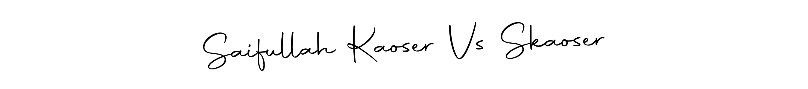 Saifullah Kaoser Vs Skaoser stylish signature style. Best Handwritten Sign (Autography-DOLnW) for my name. Handwritten Signature Collection Ideas for my name Saifullah Kaoser Vs Skaoser. Saifullah Kaoser Vs Skaoser signature style 10 images and pictures png