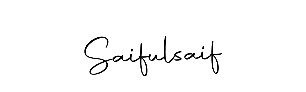 Use a signature maker to create a handwritten signature online. With this signature software, you can design (Autography-DOLnW) your own signature for name Saifulsaif. Saifulsaif signature style 10 images and pictures png