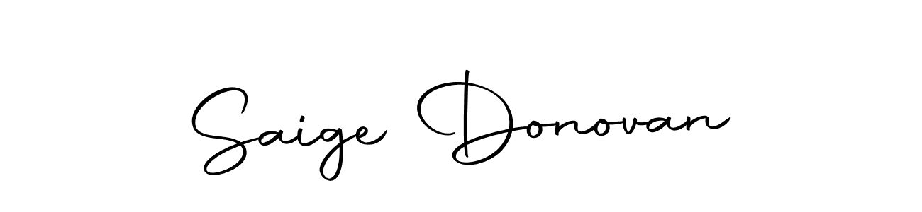 Make a beautiful signature design for name Saige Donovan. With this signature (Autography-DOLnW) style, you can create a handwritten signature for free. Saige Donovan signature style 10 images and pictures png