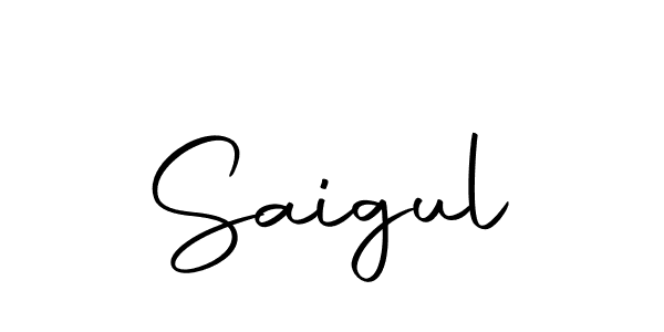 Use a signature maker to create a handwritten signature online. With this signature software, you can design (Autography-DOLnW) your own signature for name Saigul. Saigul signature style 10 images and pictures png