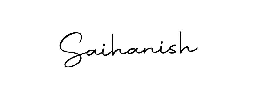 Use a signature maker to create a handwritten signature online. With this signature software, you can design (Autography-DOLnW) your own signature for name Saihanish. Saihanish signature style 10 images and pictures png