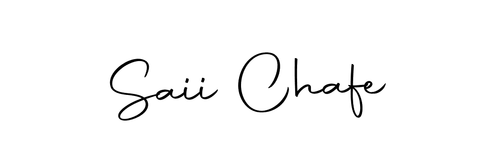 Use a signature maker to create a handwritten signature online. With this signature software, you can design (Autography-DOLnW) your own signature for name Saii Chafe. Saii Chafe signature style 10 images and pictures png