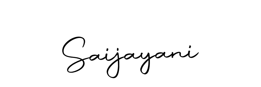 Use a signature maker to create a handwritten signature online. With this signature software, you can design (Autography-DOLnW) your own signature for name Saijayani. Saijayani signature style 10 images and pictures png