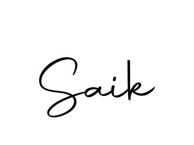 if you are searching for the best signature style for your name Saik. so please give up your signature search. here we have designed multiple signature styles  using Autography-DOLnW. Saik signature style 10 images and pictures png