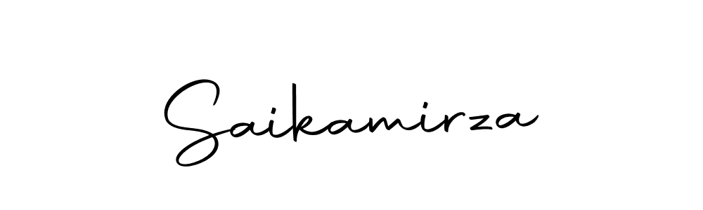 Make a beautiful signature design for name Saikamirza. With this signature (Autography-DOLnW) style, you can create a handwritten signature for free. Saikamirza signature style 10 images and pictures png