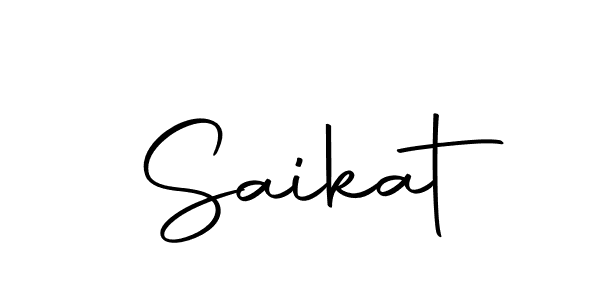 How to make Saikat name signature. Use Autography-DOLnW style for creating short signs online. This is the latest handwritten sign. Saikat signature style 10 images and pictures png