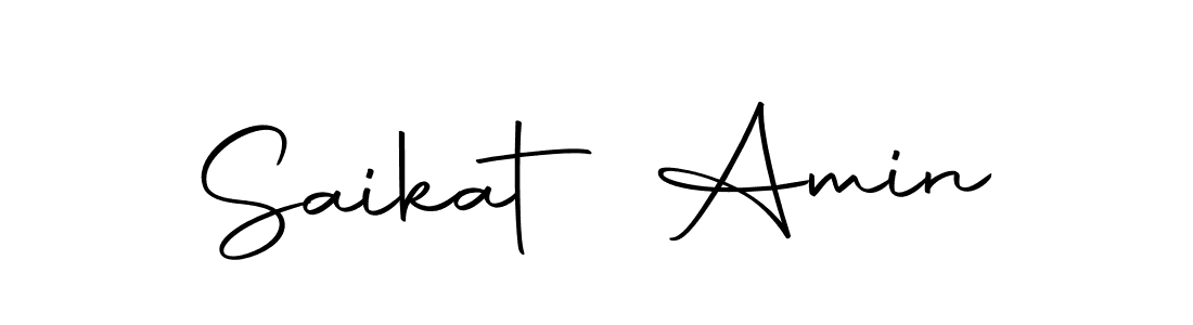 Make a beautiful signature design for name Saikat Amin. With this signature (Autography-DOLnW) style, you can create a handwritten signature for free. Saikat Amin signature style 10 images and pictures png