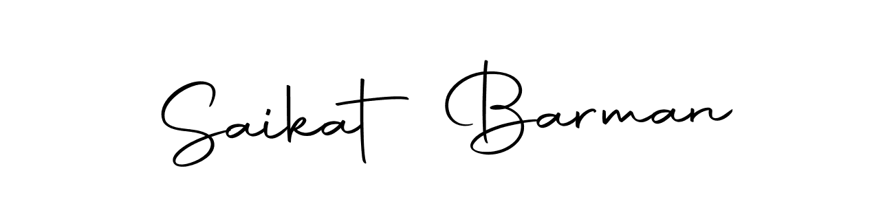 Make a beautiful signature design for name Saikat Barman. With this signature (Autography-DOLnW) style, you can create a handwritten signature for free. Saikat Barman signature style 10 images and pictures png