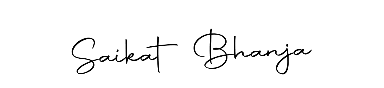 Here are the top 10 professional signature styles for the name Saikat Bhanja. These are the best autograph styles you can use for your name. Saikat Bhanja signature style 10 images and pictures png