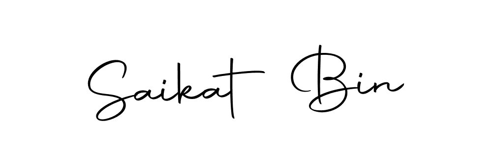 Also we have Saikat Bin name is the best signature style. Create professional handwritten signature collection using Autography-DOLnW autograph style. Saikat Bin signature style 10 images and pictures png