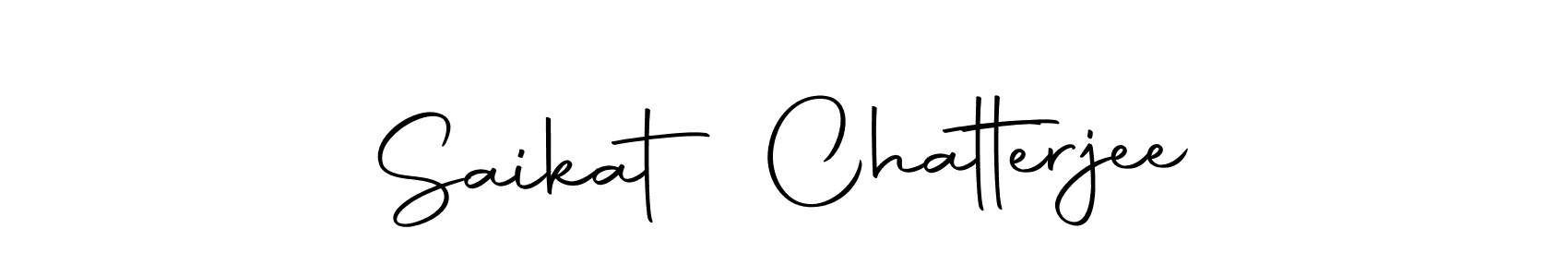 The best way (Autography-DOLnW) to make a short signature is to pick only two or three words in your name. The name Saikat Chatterjee include a total of six letters. For converting this name. Saikat Chatterjee signature style 10 images and pictures png