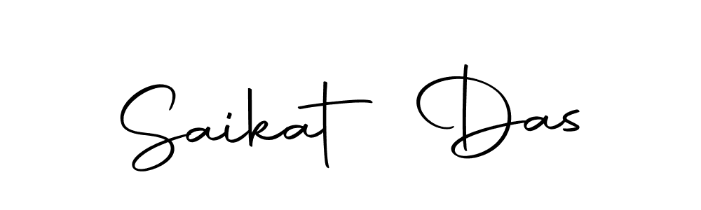 How to make Saikat Das signature? Autography-DOLnW is a professional autograph style. Create handwritten signature for Saikat Das name. Saikat Das signature style 10 images and pictures png