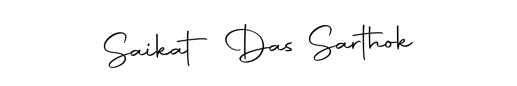 Also we have Saikat Das Sarthok name is the best signature style. Create professional handwritten signature collection using Autography-DOLnW autograph style. Saikat Das Sarthok signature style 10 images and pictures png