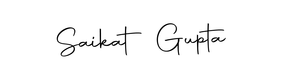 Make a beautiful signature design for name Saikat Gupta. Use this online signature maker to create a handwritten signature for free. Saikat Gupta signature style 10 images and pictures png