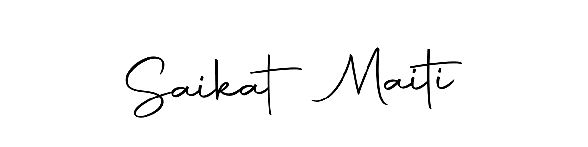 Design your own signature with our free online signature maker. With this signature software, you can create a handwritten (Autography-DOLnW) signature for name Saikat Maiti. Saikat Maiti signature style 10 images and pictures png