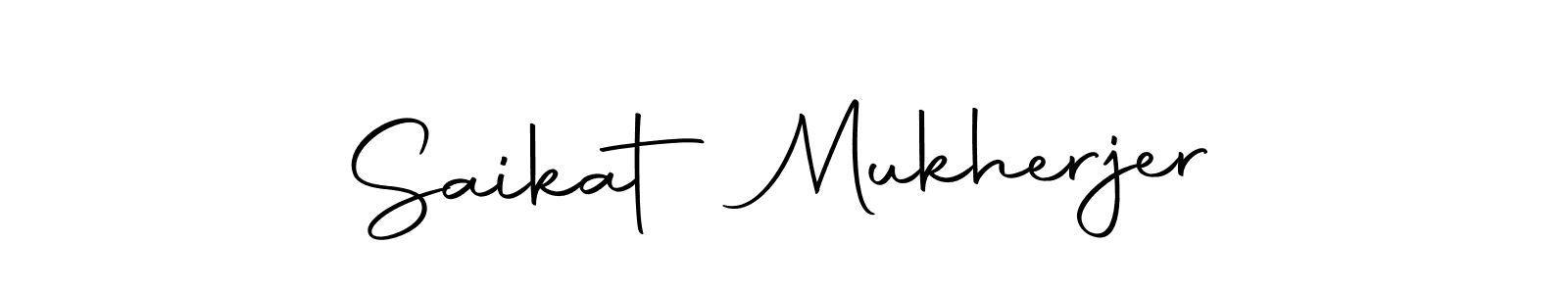 Also we have Saikat Mukherjer name is the best signature style. Create professional handwritten signature collection using Autography-DOLnW autograph style. Saikat Mukherjer signature style 10 images and pictures png