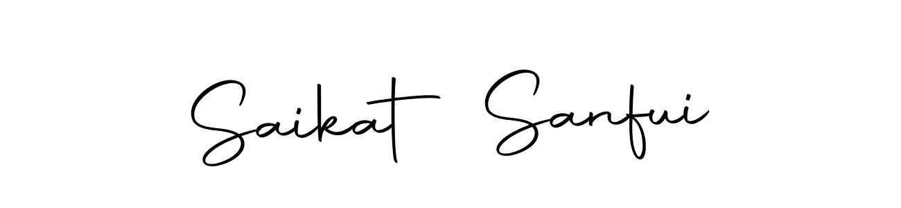 Saikat Sanfui stylish signature style. Best Handwritten Sign (Autography-DOLnW) for my name. Handwritten Signature Collection Ideas for my name Saikat Sanfui. Saikat Sanfui signature style 10 images and pictures png