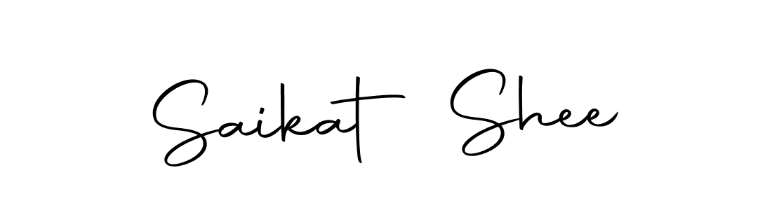 Design your own signature with our free online signature maker. With this signature software, you can create a handwritten (Autography-DOLnW) signature for name Saikat Shee. Saikat Shee signature style 10 images and pictures png
