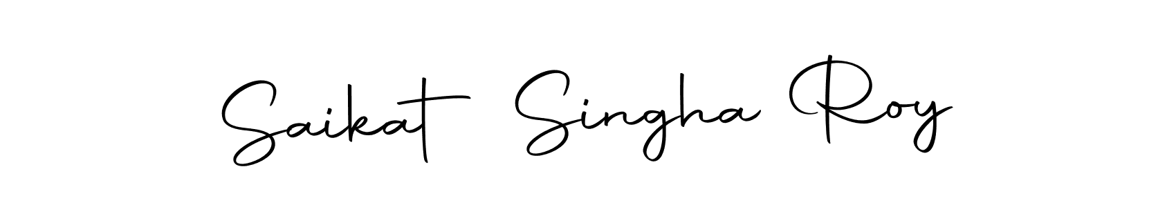 Create a beautiful signature design for name Saikat Singha Roy. With this signature (Autography-DOLnW) fonts, you can make a handwritten signature for free. Saikat Singha Roy signature style 10 images and pictures png