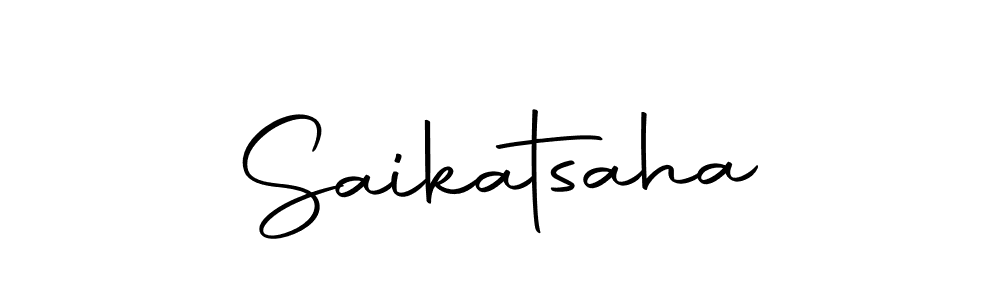 Use a signature maker to create a handwritten signature online. With this signature software, you can design (Autography-DOLnW) your own signature for name Saikatsaha. Saikatsaha signature style 10 images and pictures png