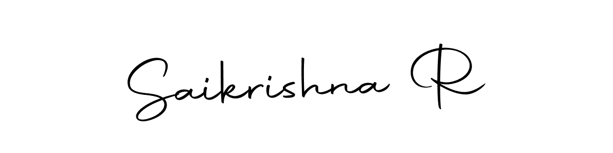 You should practise on your own different ways (Autography-DOLnW) to write your name (Saikrishna R) in signature. don't let someone else do it for you. Saikrishna R signature style 10 images and pictures png