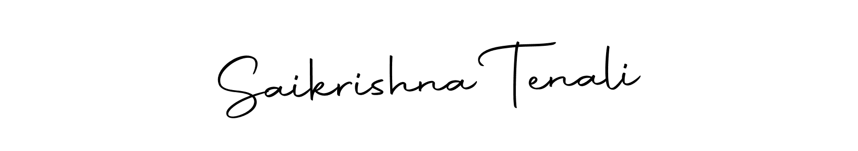 Use a signature maker to create a handwritten signature online. With this signature software, you can design (Autography-DOLnW) your own signature for name Saikrishna Tenali. Saikrishna Tenali signature style 10 images and pictures png
