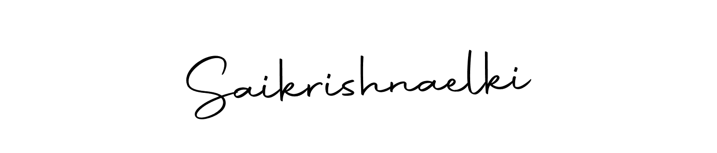 Make a short Saikrishnaelki signature style. Manage your documents anywhere anytime using Autography-DOLnW. Create and add eSignatures, submit forms, share and send files easily. Saikrishnaelki signature style 10 images and pictures png