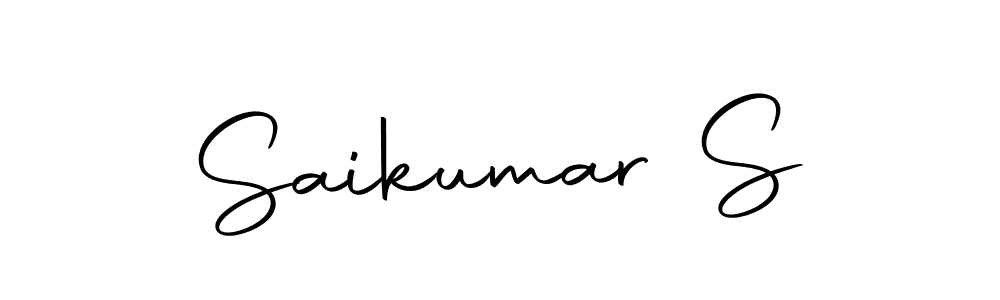 Make a beautiful signature design for name Saikumar S. With this signature (Autography-DOLnW) style, you can create a handwritten signature for free. Saikumar S signature style 10 images and pictures png