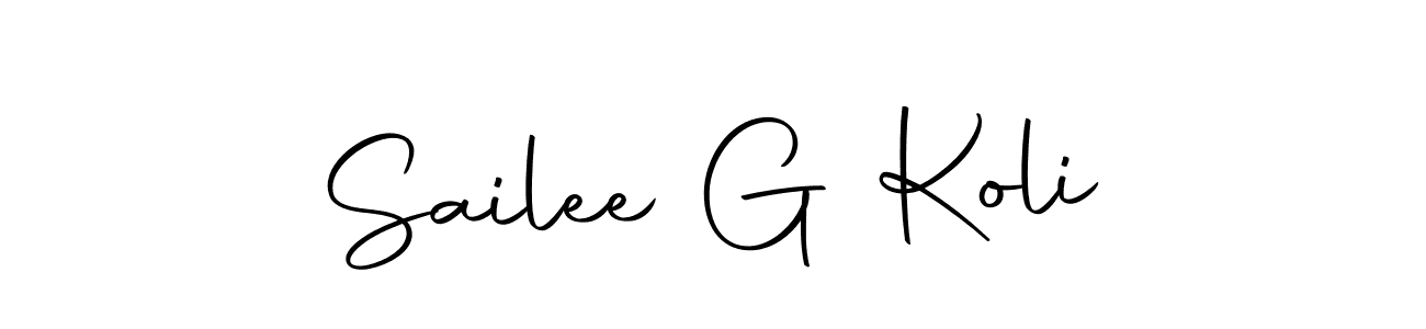 if you are searching for the best signature style for your name Sailee G Koli. so please give up your signature search. here we have designed multiple signature styles  using Autography-DOLnW. Sailee G Koli signature style 10 images and pictures png