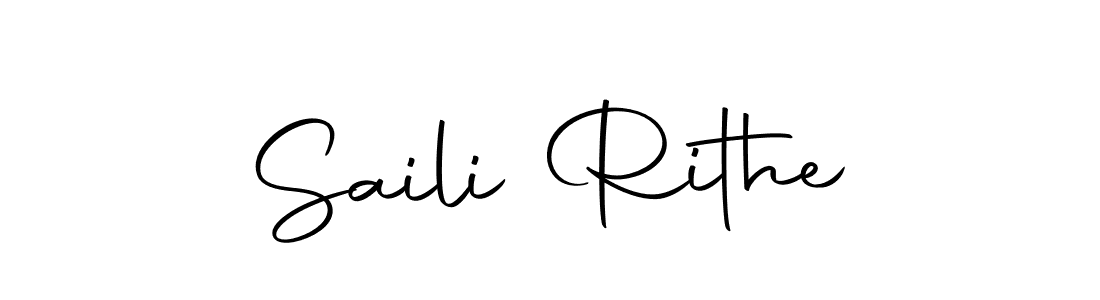 if you are searching for the best signature style for your name Saili Rithe. so please give up your signature search. here we have designed multiple signature styles  using Autography-DOLnW. Saili Rithe signature style 10 images and pictures png