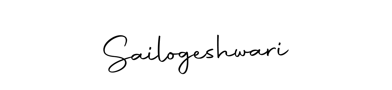 Create a beautiful signature design for name Sailogeshwari. With this signature (Autography-DOLnW) fonts, you can make a handwritten signature for free. Sailogeshwari signature style 10 images and pictures png