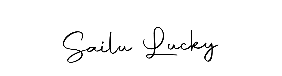 Here are the top 10 professional signature styles for the name Sailu Lucky. These are the best autograph styles you can use for your name. Sailu Lucky signature style 10 images and pictures png