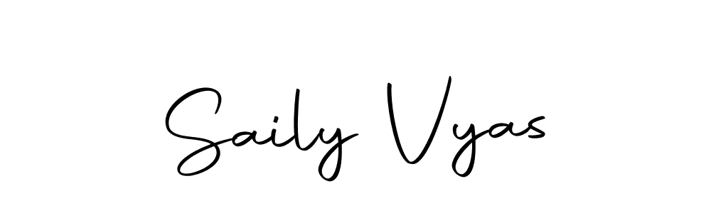 Also we have Saily Vyas name is the best signature style. Create professional handwritten signature collection using Autography-DOLnW autograph style. Saily Vyas signature style 10 images and pictures png