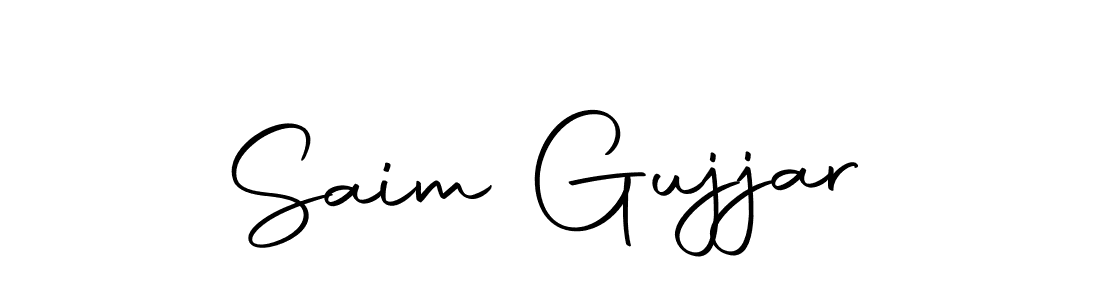 Autography-DOLnW is a professional signature style that is perfect for those who want to add a touch of class to their signature. It is also a great choice for those who want to make their signature more unique. Get Saim Gujjar name to fancy signature for free. Saim Gujjar signature style 10 images and pictures png