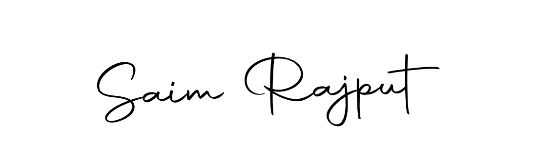 Design your own signature with our free online signature maker. With this signature software, you can create a handwritten (Autography-DOLnW) signature for name Saim Rajput. Saim Rajput signature style 10 images and pictures png