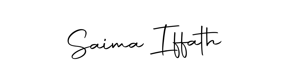 Autography-DOLnW is a professional signature style that is perfect for those who want to add a touch of class to their signature. It is also a great choice for those who want to make their signature more unique. Get Saima Iffath name to fancy signature for free. Saima Iffath signature style 10 images and pictures png