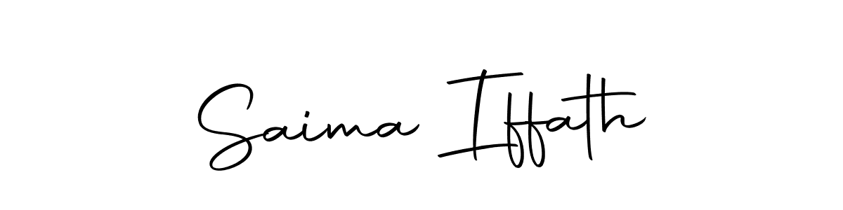 Autography-DOLnW is a professional signature style that is perfect for those who want to add a touch of class to their signature. It is also a great choice for those who want to make their signature more unique. Get Saima Iffath name to fancy signature for free. Saima Iffath signature style 10 images and pictures png