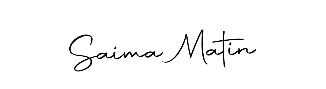 Make a beautiful signature design for name Saima Matin. Use this online signature maker to create a handwritten signature for free. Saima Matin signature style 10 images and pictures png